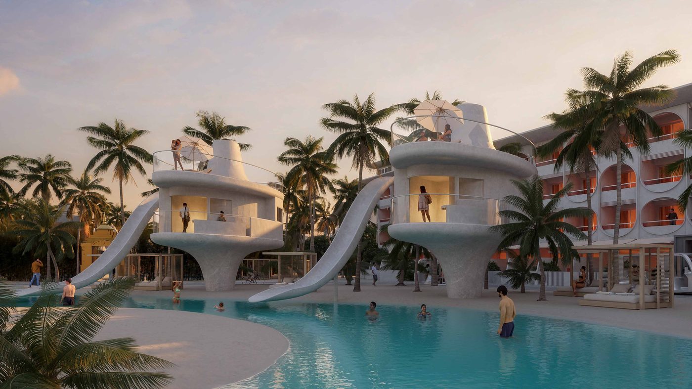 Nebu Resort — piscines et lagon